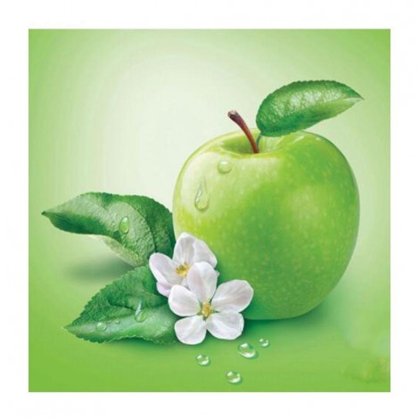Green Apple Diamond Painting Kit