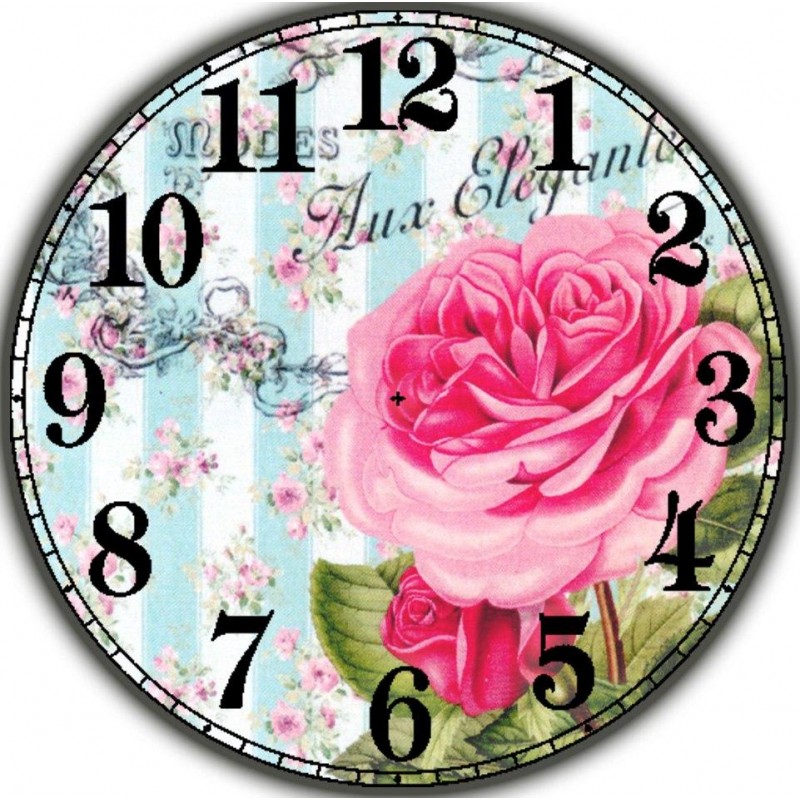 Clock Rose Diamond P...