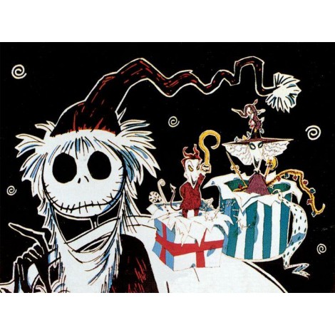 Nightmare Before Christmas Black Diamond Painting Kit
