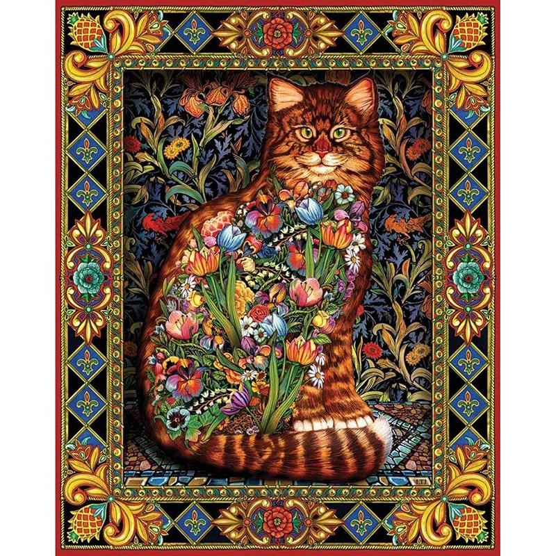 Mosaic Cat Diamond P...
