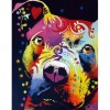 Pitbull Colors Diamond Painting Kit