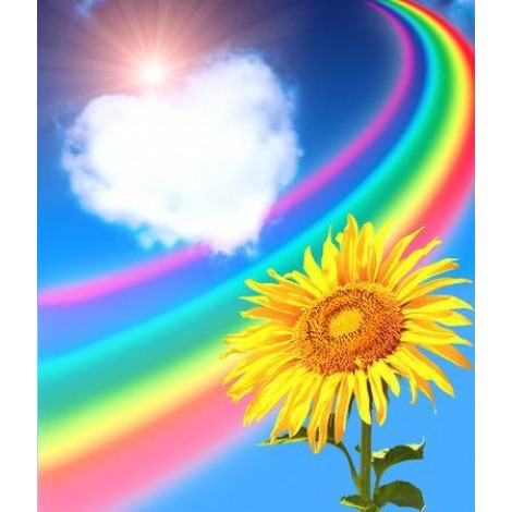 Rainbow Flowers Diamond Painting Kit Rainbow Flowers-7