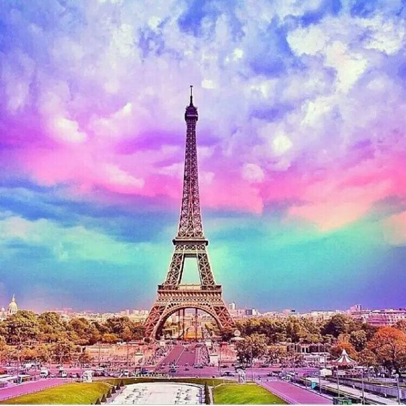 Rainbow Eiffel's Tow...