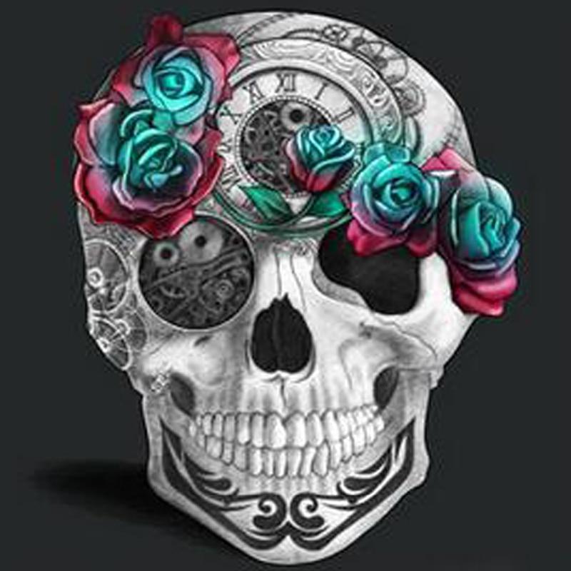 Skull And Rose Diamo...