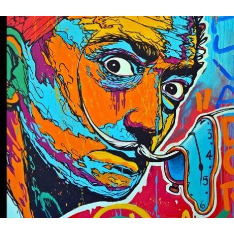 Salvador Dali Horse ColorsDiamond Painting Kit