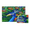 Special Shaped Animal Peacock Blue Diamond Painting Kit