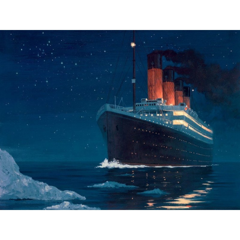 Titanic Boat Paintin...