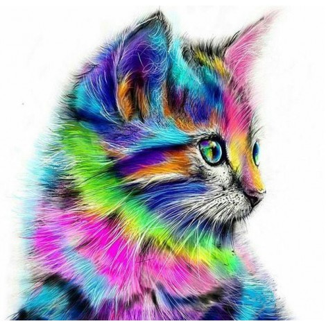 Cat Colors Diamond Painting Kit