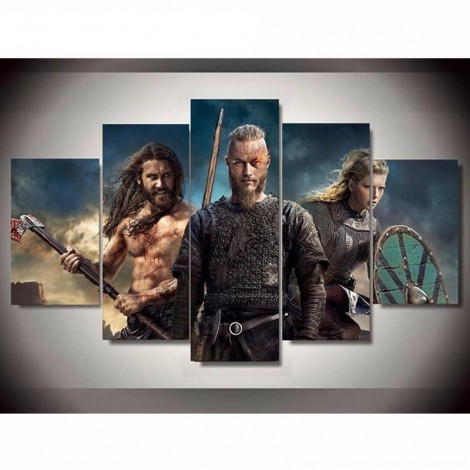 Vikings 3D Diamond Painting Kit