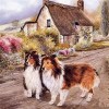 Cabin Dogs Diamond Painting Kit