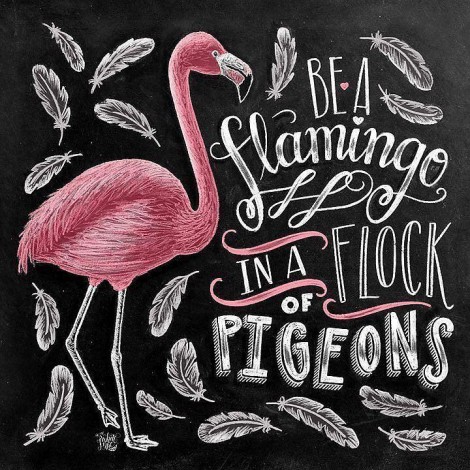 Be A Flamingo Colors Diamond Painting Kit
