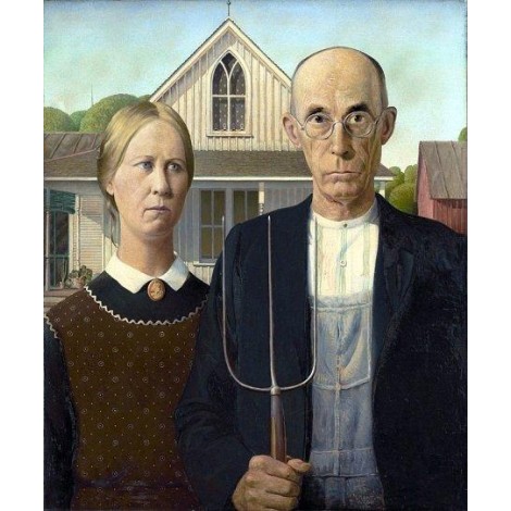 American Gothic Diamond Painting Kit
