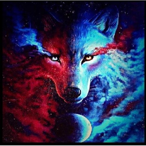 Wolf Special Colors Diamond Painting Kit