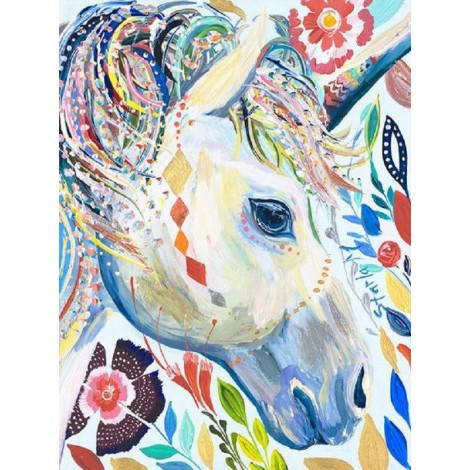 Watercolor Unicorn Diamond Painting Kit