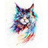 Watercolor Cat Diamond Painting Kit