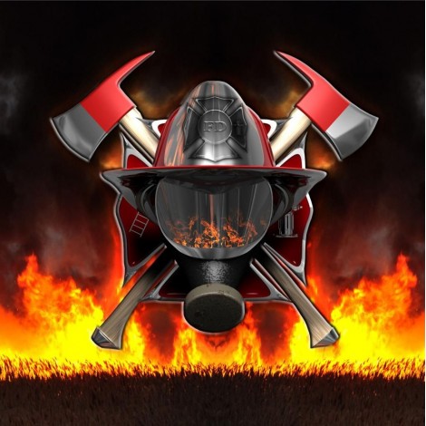 5d Fireman Firefighter Diamond Painting Kit Premium-2
