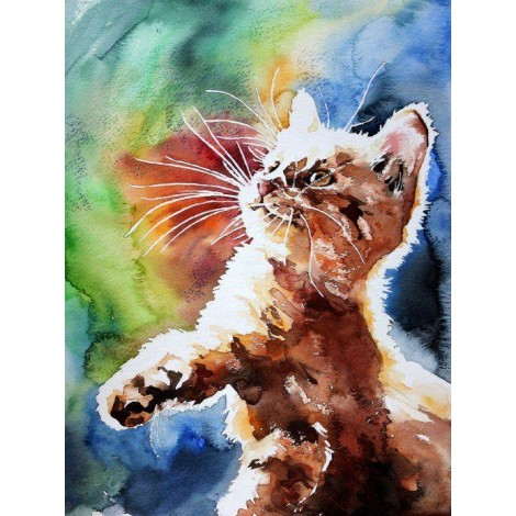 5d Cat Diamond Painting Kit Premium-8