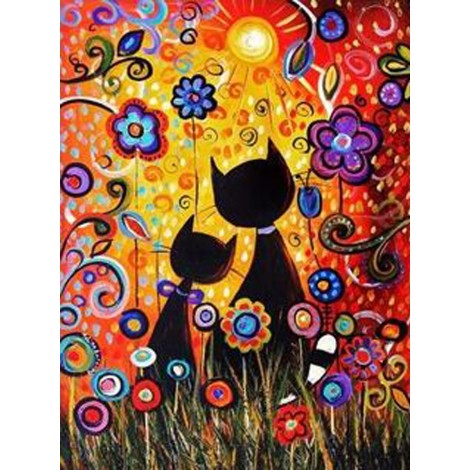 5d Cat Diamond Painting Kit Premium-64