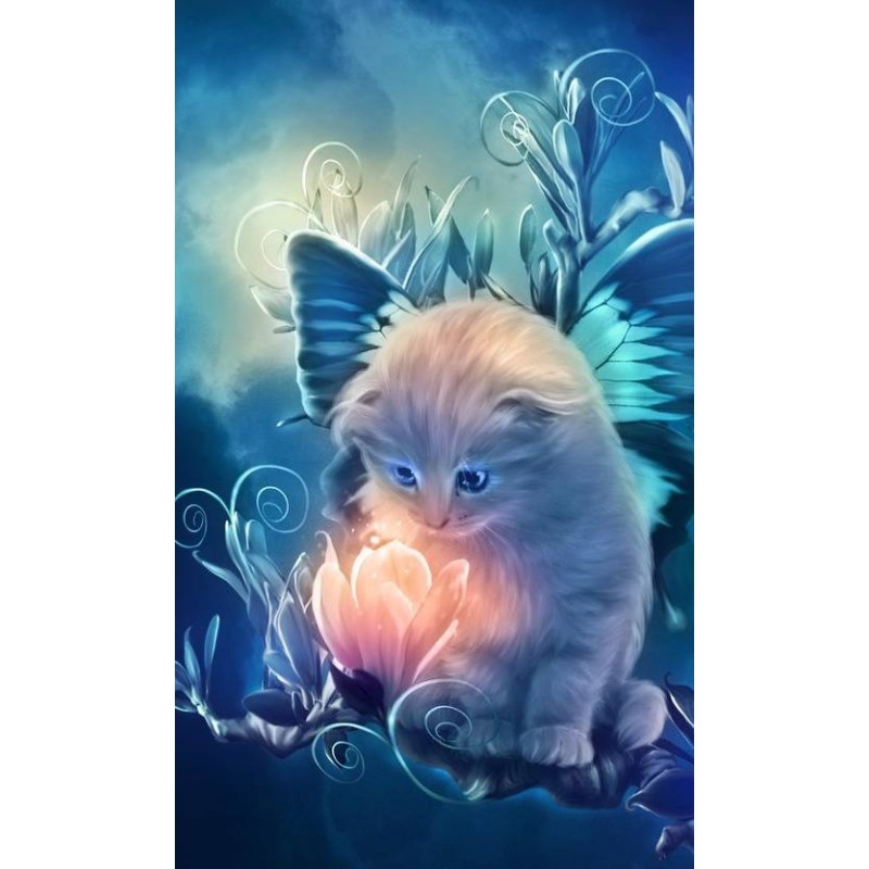 5d Cat Diamond Paint...