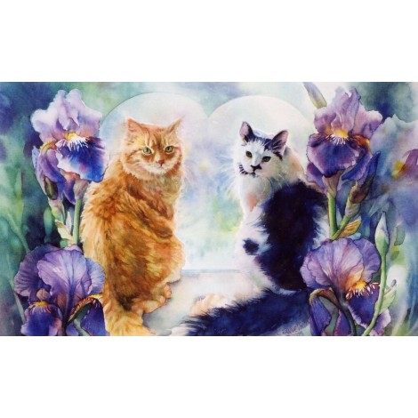 5d Cat Diamond Painting Kit Premium-42